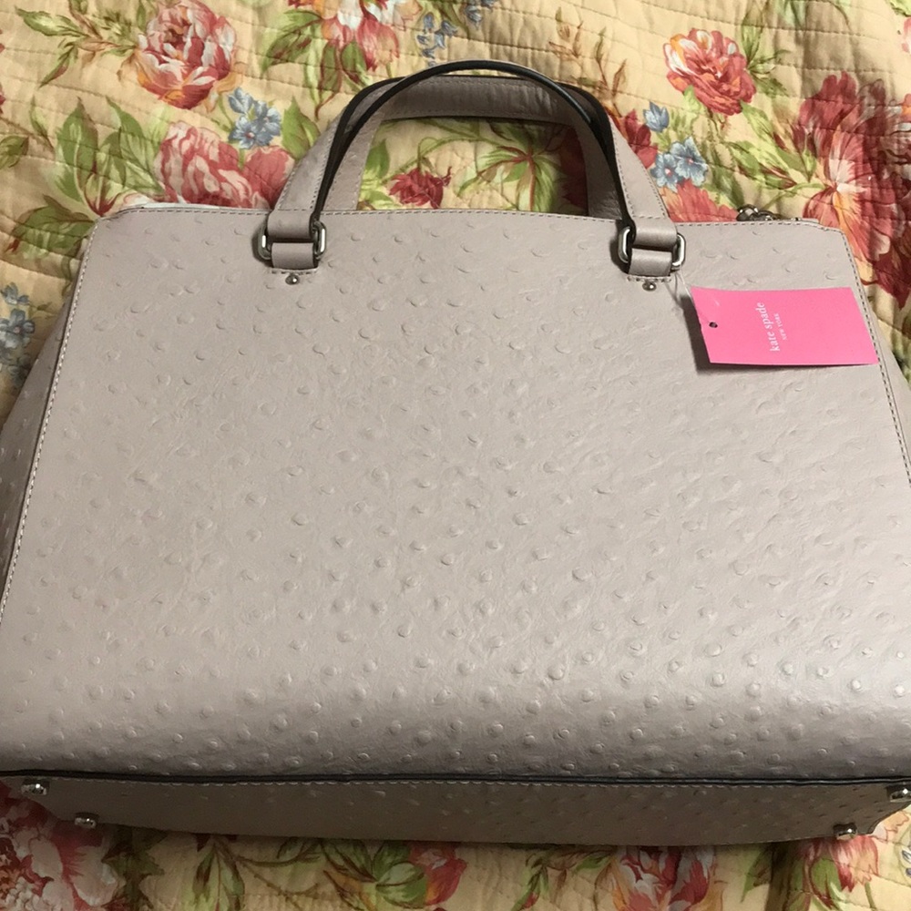 Kaye spade loden bristol drive ostrich emb leather - Picture 7 of 13